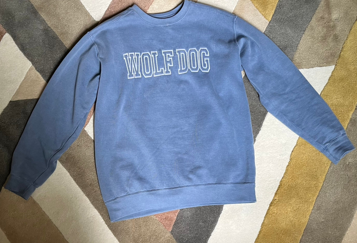 Pre Order WDM Basic Sweat Shirt in Blue Jean