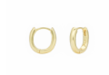 Oval French Hoops