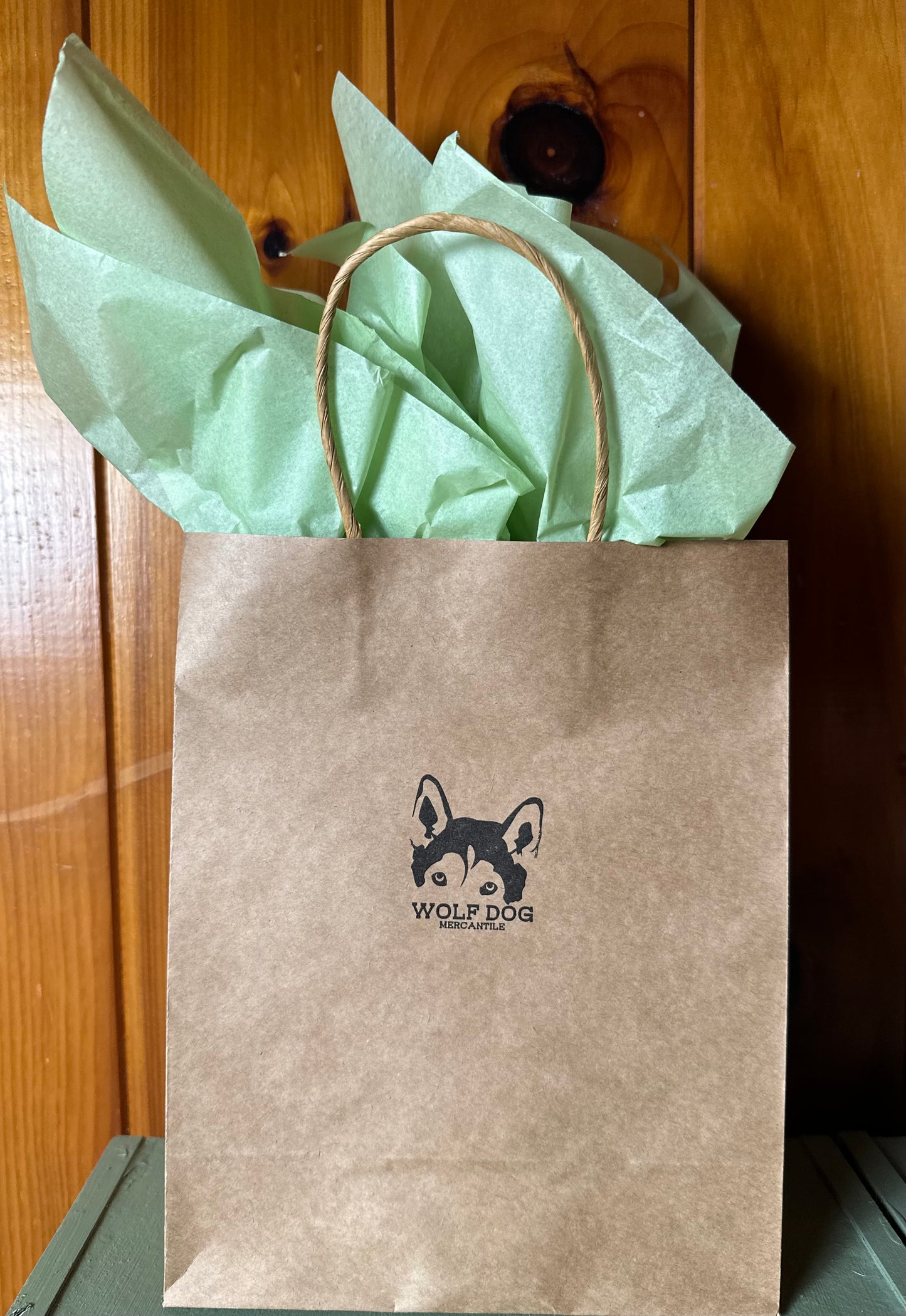 Wolf Dog Gift Wrap